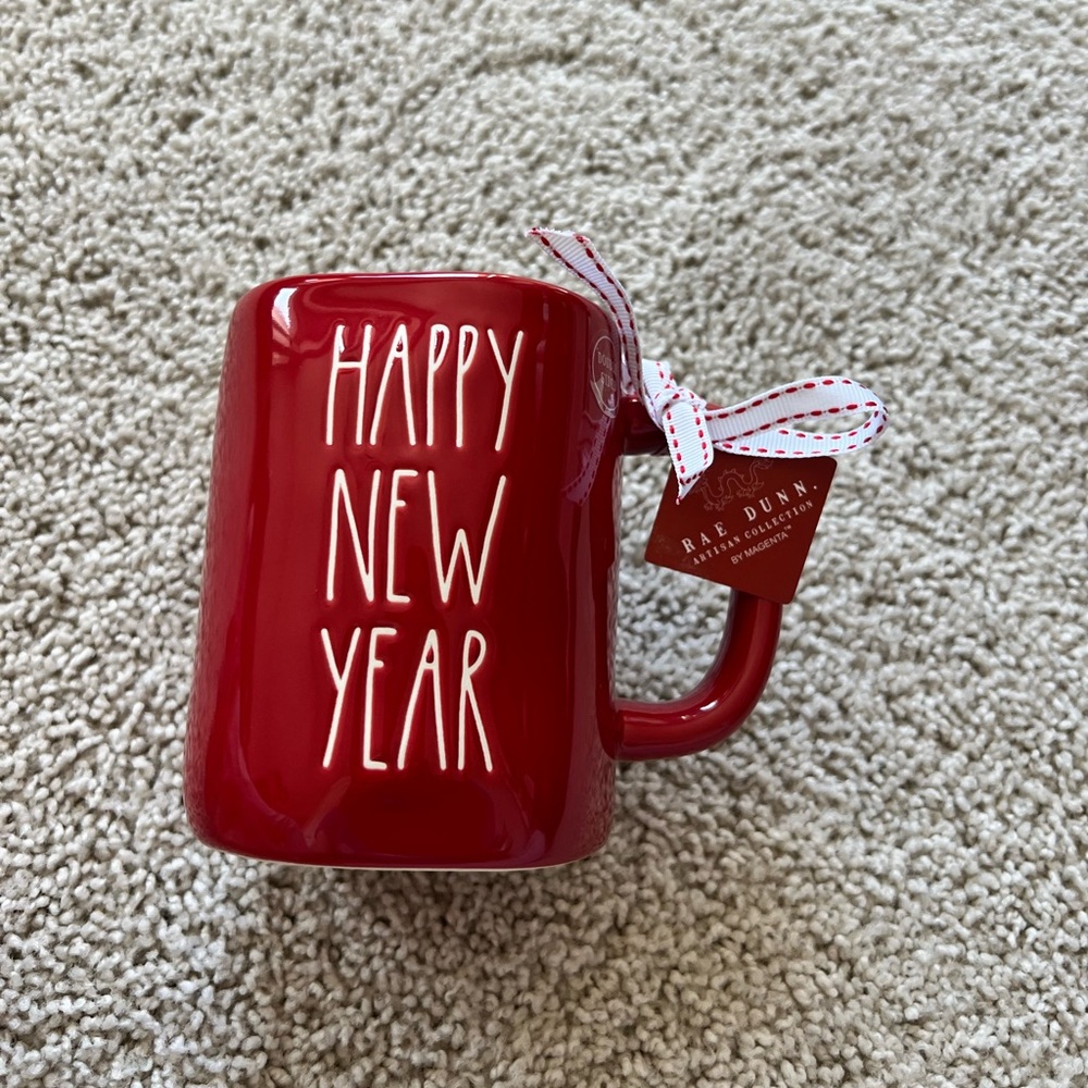 Rae Dunn Red Dragon NYE